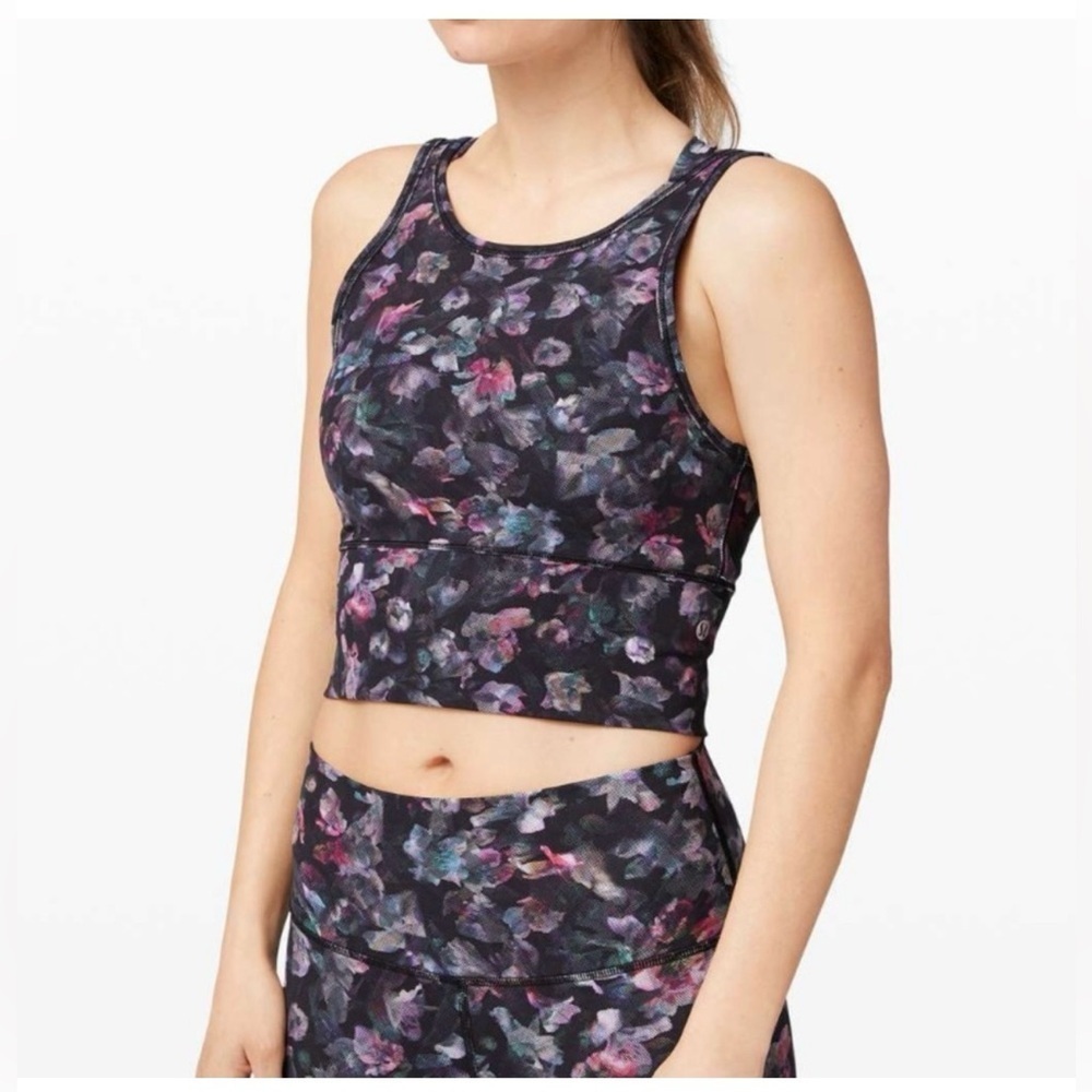 Lululemon Power Pivot Activate Floral Multi Tank Top Size 4